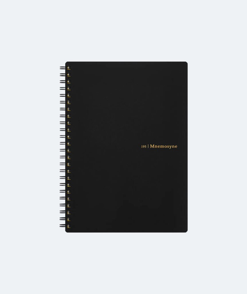 Mnemosyne Notebook A5 | 7mm Ruled | 80 Sheets (N195A). - Nipponza