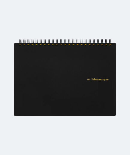 MNEMOSYNE Notebook A5 | Unruled / Plain | 70 Sheets  | Landscape Orientation (N183A)