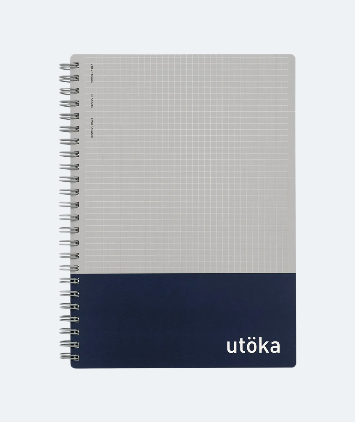 Maruman Utoka N460 Maruman Utoka A5 notebook 90 sheets Japanese smooth grid navy blue